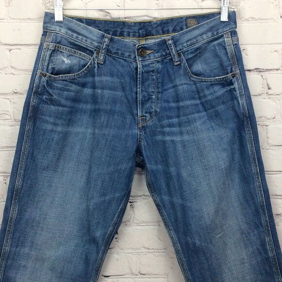 Lucky Brand Jeans Women's Sz 32x32 Logger Bootcut Button Fly Pedestrian Crossing - Picture 6 of 12